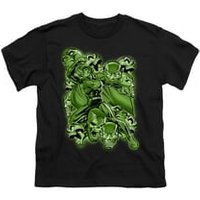 Superman Shirt Kids Metallo Mayhem Black T-Shirt