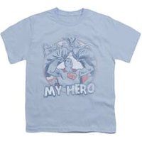 Superman Shirt Kids My Hero Light Blue T-Shirt