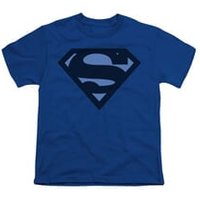 Superman Shirt Kids Navy Shield Royal Blue T-Shirt