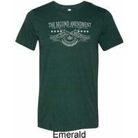 The Second Amendment Mens Tri Blend Crewneck Shirt