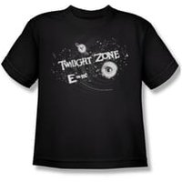 Twilight Zone Shirt Kids E=MC2 Black T-Shirt