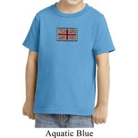 Union Jack Patch Middle Print Toddler Shirt
