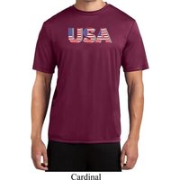 USA 3D Mens Moisture Wicking Shirt