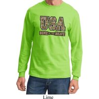 USA Home of the Brave Long Sleeve Shirt