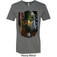 USA Tee American Eagle V-neck Shirt