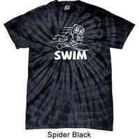 White Penguin Power Swim Spider Tie Dye T-shirt