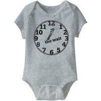 Worth The Wait Funny Baby Romper Grey Infant Babies Creeper