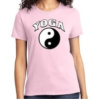 Yin Yang Yoga Arch Ladies T-shirt