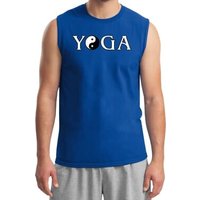 Yin Yang Yoga Text Muscle Shirt