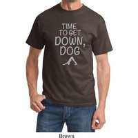 Yoga Get Down Dog Adult Shirt