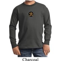 Yoga Gold AUM Patch Kids Long Sleeve Shirt