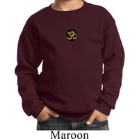Yoga Gold AUM Patch Kids Sweatshirt