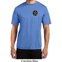 Yoga Gold AUM Patch Pocket Print Mens Moisture Wicking Shirt