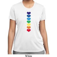 Yoga Heart Chakras Ladies Moisture Wicking Shirt
