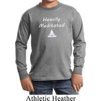 Yoga Heavily Meditated Kids Long Sleeve Shirt