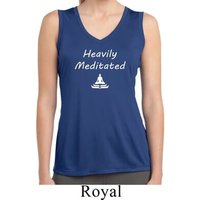 Yoga Heavily Meditated Ladies Sleeveless Moisture Wicking Shirt