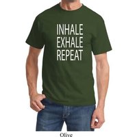 Yoga Inhale Exhale Repeat Adult Shirt