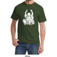 Yoga Laughing Buddha Adult Shirt