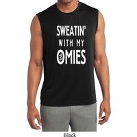 Yoga Omies Mens Sleeveless Moisture Wicking Shirt