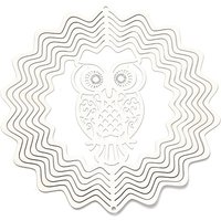 201 Stainless Steel Connector Charms/Links, Etched Metal Embellishments, Owl, 150x0.3mm, Hole: 2.8mm