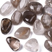 Natural Smoky Quartz Beads, Healing Stones, for Energy Balancing Meditation Therapy, for Wire Wrapped Pendant Making, Tumbled Stone, Vase Filler Gems, No Hole/Undrilled, Nuggets, 15-41x15-26x14-24mm, about 250-300g/bag
