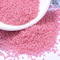 MIYUKI Delica Beads, Cylinder, Japanese Seed Beads, 11/0, (DB2117) Duracoat Dyed Opaque Carnation, 1.3x1.6mm, Hole: 0.8mm, about 2000pcs/10g