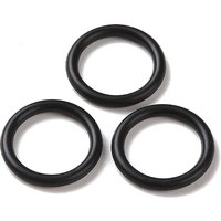 Gummi-O-Ring-Anschlüsse, Verknüpfung Ring, Schwarz, 24x3 mm, Innendurchmesser: 18 mm
