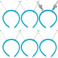 Haarbänder aus Stoff und Kunststoff, Haarschmuck für Frauen Mädchen, Deep-Sky-blau, 210x120x14 mm, Innendurchmesser: 105 mm