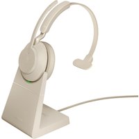 Jabra Beige Evolve2 65, Uc Mono Casque Sans Fil Arceau Bureau/Centre D'appels Usb Type-A Bluetooth - Neuf