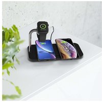 Zens Noir Chargeur Induction Dual Et Watch - Fast Charge Qi 20W - Neuf