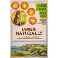 Fera24de 70% Rabatt auf IAMS Naturally Adult Katzenfutter mit Lamm in Soße 85 g