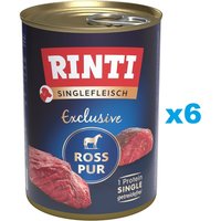 Fera24de 27% Rabatt auf RINTI Singlefleisch Pure Pferd 6x400 g Monoprotein