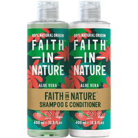 Faith In Nature Aloe Vera Shampoo & Conditioner Setti – 2 x 400 ml