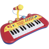 Bontempi elektroninen näppäimistö ja mikrofoni