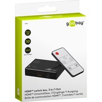 Goobay HDMI-kytkinrasia - 3in/1out