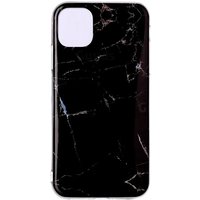 BasicPlus iPhone 11 suojakuori - musta marmori