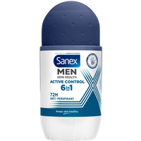 Sanex Men Active Control 72H Miesten Antiperspirantti Roll-On Deodorantti - 50 ml