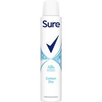 Sure Cotton Dry Antiperspirantti Deodoranttisuihke - 200 ml