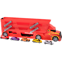 Teamsterz Stunt Transporter kanssa 5 autoa