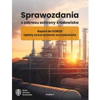 Sprawozdania z zakresu ochrony środowiska. Raport do KOBiZE. Opłaty za korzystanie ze środowiska. Wydanie VI