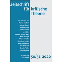 Zeitschrift für kritische Theorie, Heft 50/51