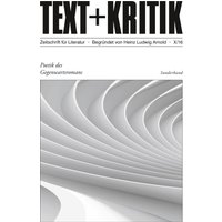 TEXT + KRITIK Sonderband 10 - Poetik des Gegenwartsromans