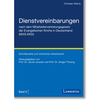 Dienstvereinbarungen nach dem Mitarbeitervertretungsgesetz der Evangelischen Kirche in Deutschland (MVG-EKD)