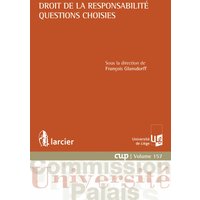 Droit de la responsabilité - Questions choisies