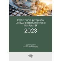 Porównanie przepisów Ustawy o rachunkowości i MSR/MSSF 2023