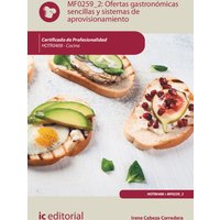 Ofertas gastronómicas sencillas y sistemas de aprovisionamiento. HOTR0408