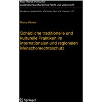 Schädliche traditionelle und kulturelle Praktiken im internationalen und regionalen Menschenrechtsschutz