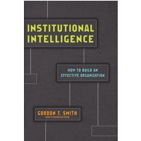 Institutional Intelligence