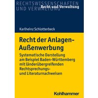 Recht der Anlagen-Außenwerbung
