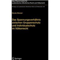 Das Spannungsverhältnis zwischen Gruppenschutz und Individualschutz im Völkerrecht